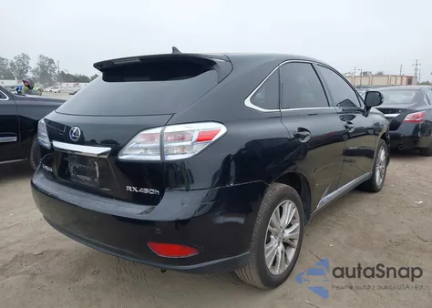 2010 Lexus Rx 450H 450 z USA, uszkodzony, nr VIN JTJZB1BA3A2401445